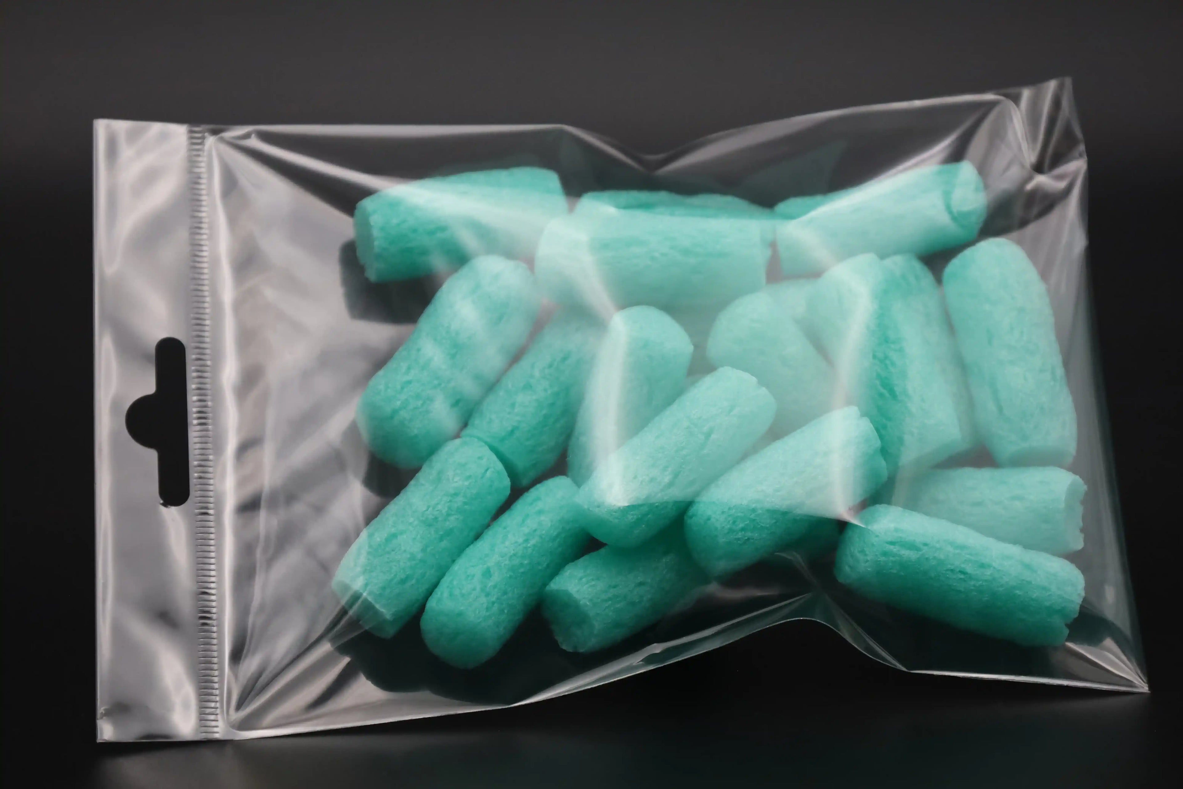 Eurolochbeutel transparent – liegende Produktverpackung mit Sichtfenster, ideal für Einzelhandel